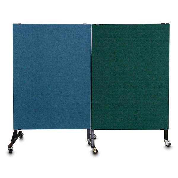 Enclosed Corkboard, 3 Door, 96"x48", 4" Fra